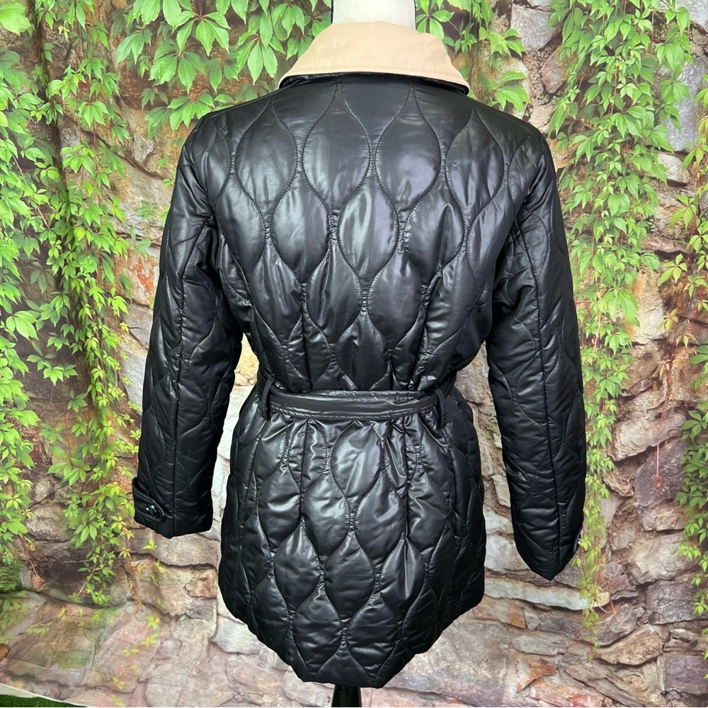 KATE SPADE Quilted Mid-Weight Belted Puffer Jacket, M - Picture 7 of 12